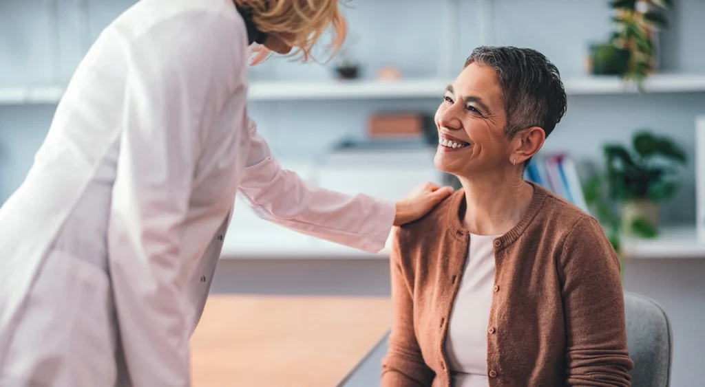 happy patient, washington medical clinic