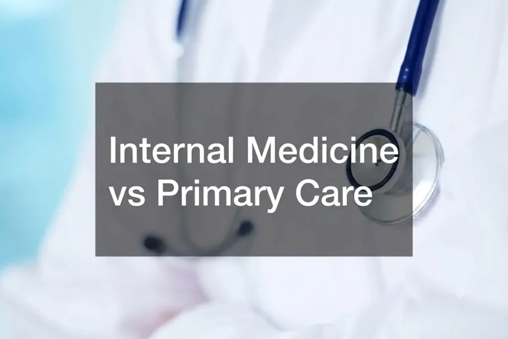 internal medicine vs primary care, washington medical clinic